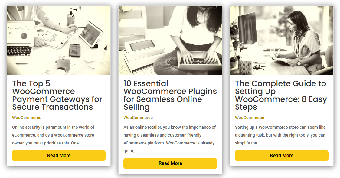 Blog Style template preview