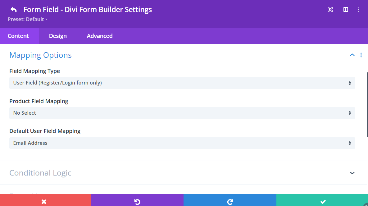 Map Fields to WooCommerce User Field