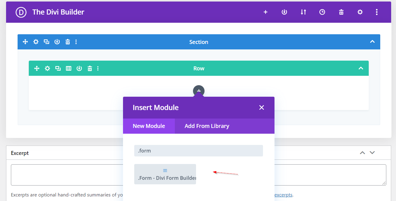 Add The Form Module