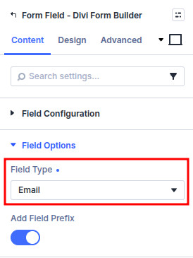 Field type
