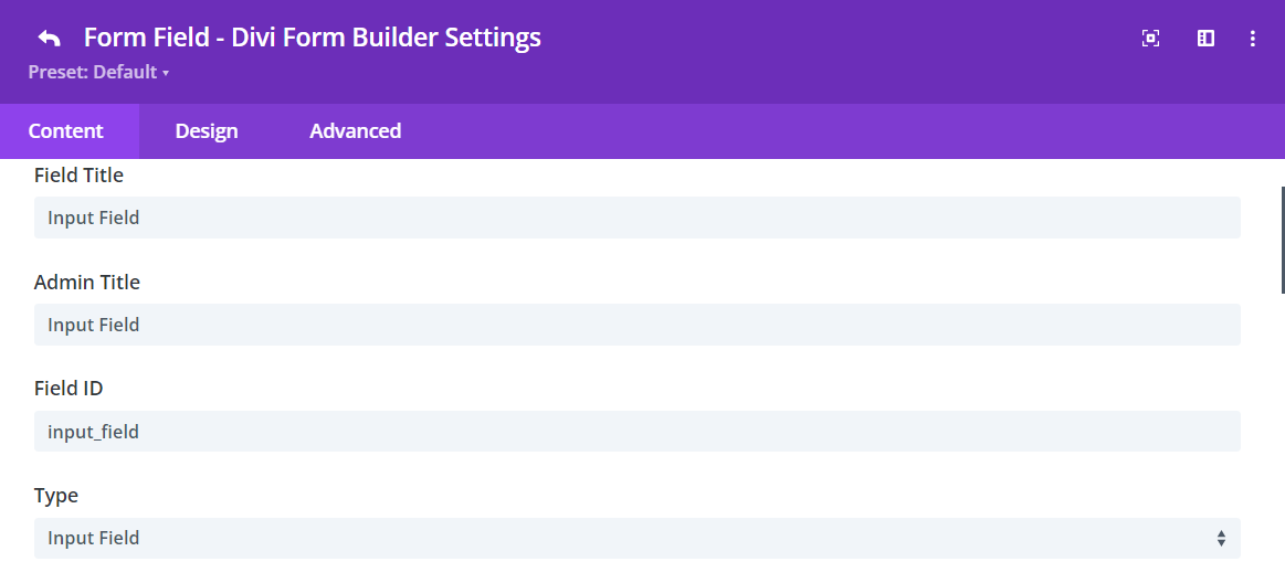 Input Field