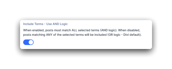 Activate AND logic