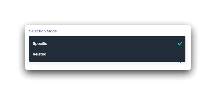 Selecting Relationship Selection Mode in Loop Extender