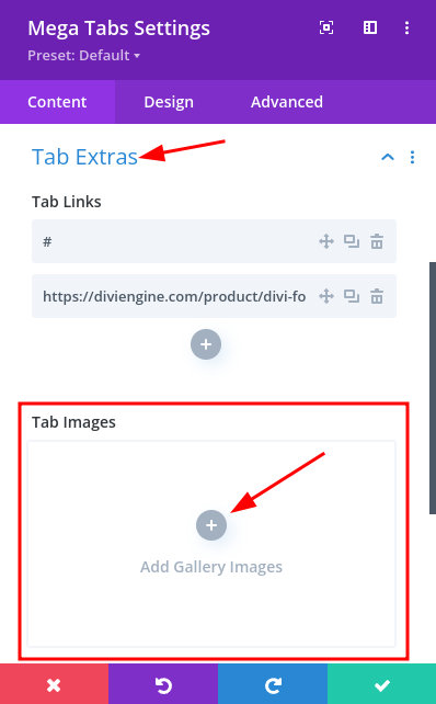 Add tab image