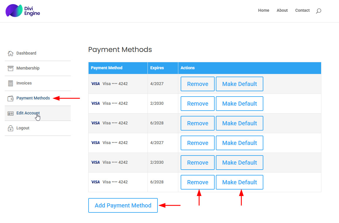 Payment Methods