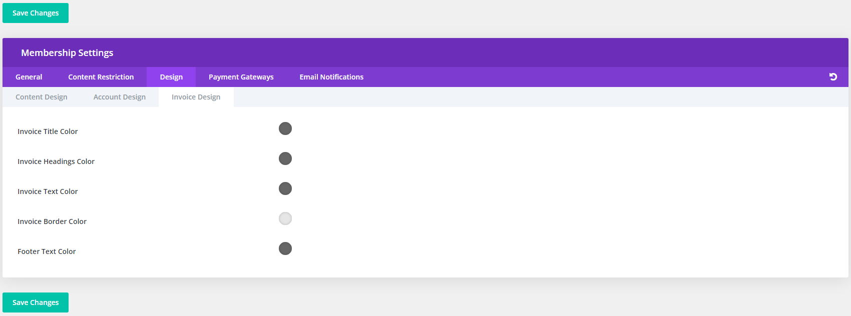 Invoice Design Options